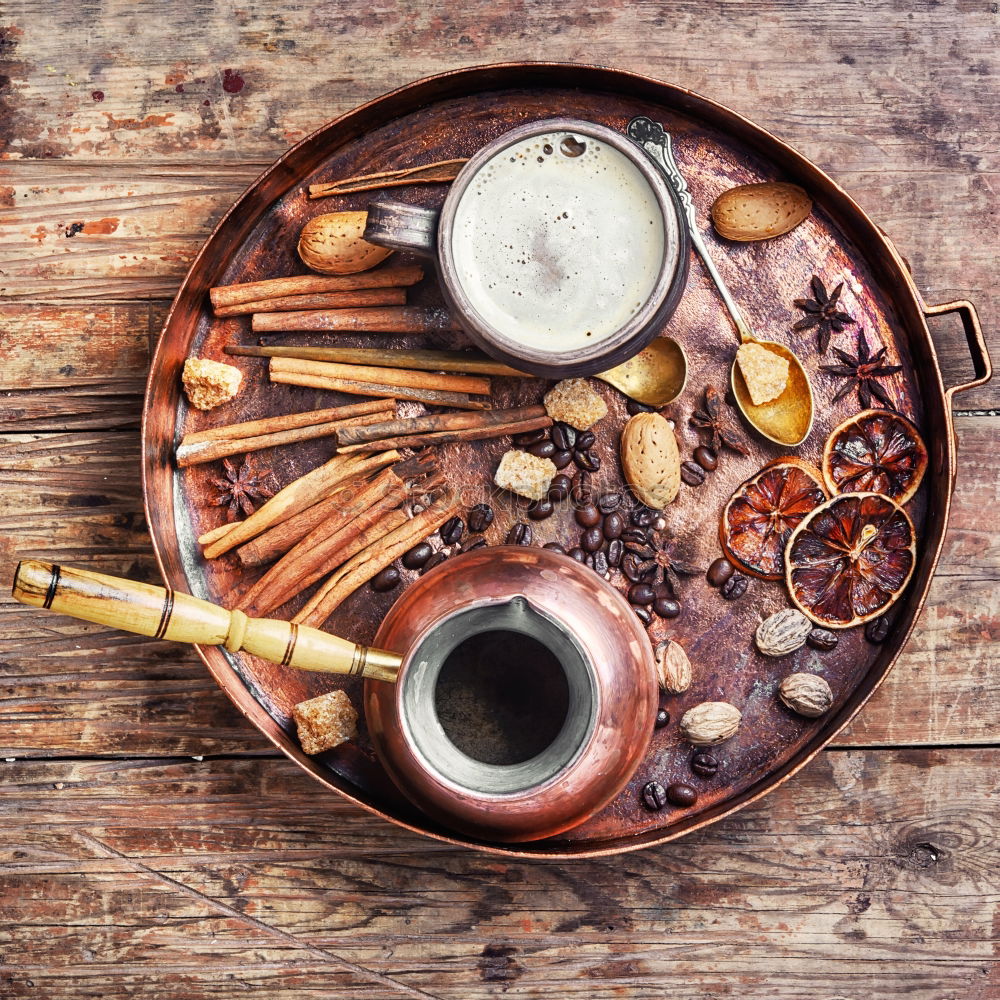 Similar – Image, Stock Photo mulled wine in a brown cup