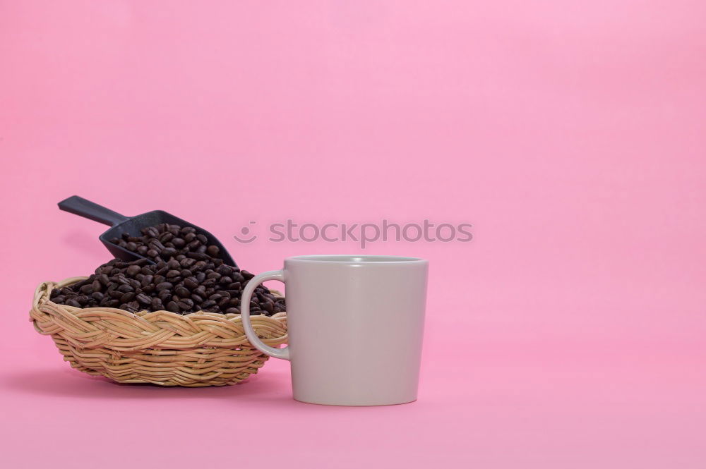 Similar – Image, Stock Photo Cup of fresh blueberries over pink paper