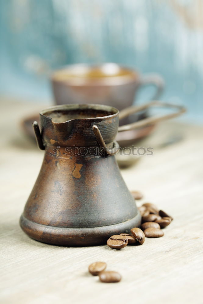Similar – Image, Stock Photo Hand hold very small cup of coffee