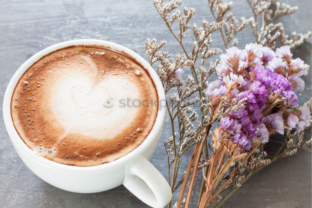 Similar – Image, Stock Photo Cup with coffee Breakfast