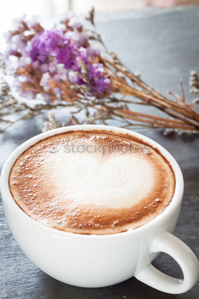 Similar – Image, Stock Photo Black coffee in a white cup