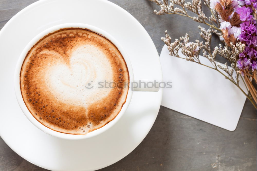 Similar – Image, Stock Photo Cup with coffee Breakfast