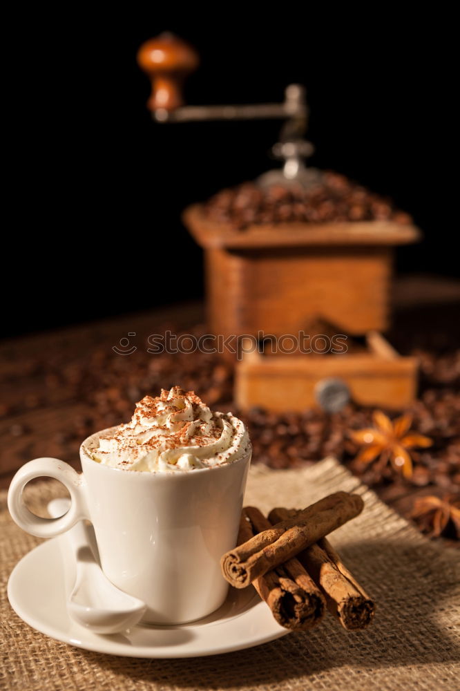 Similar – Drink hot chocolate with marshmallows