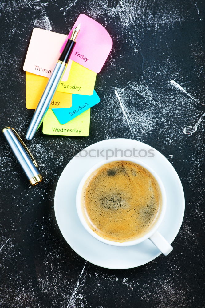 Similar – Image, Stock Photo Red tea with sugar and cookies on a wooden table