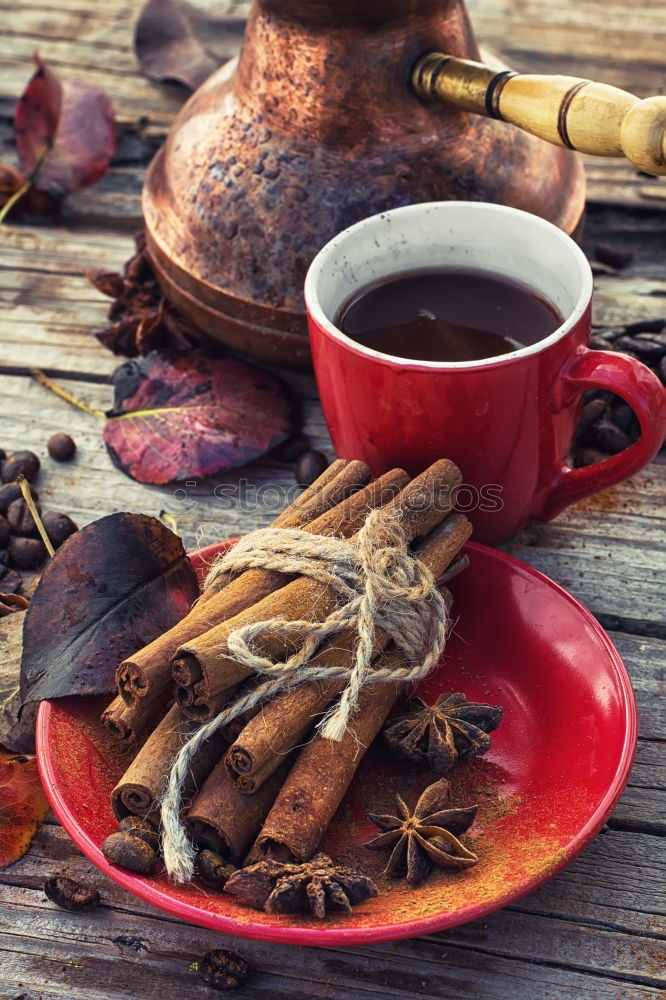 Similar – Image, Stock Photo mulled wine in a brown cup