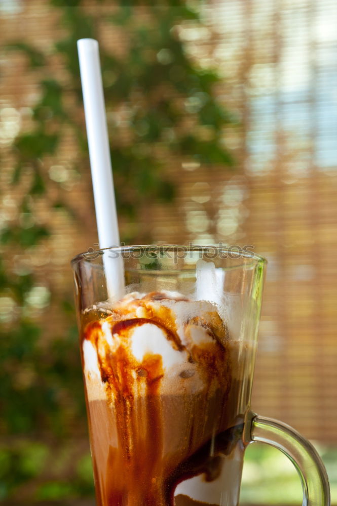 Similar – Image, Stock Photo Cold espresso coffee glass