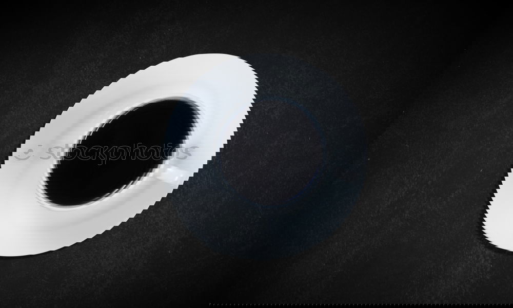 Image, Stock Photo round empty white plate