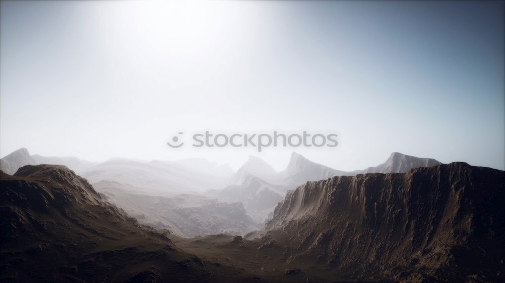 Image, Stock Photo Desert landscape. Ouarzazate, Morocco,