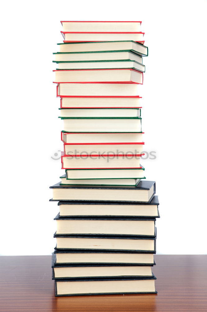 Similar – Image, Stock Photo stack of books in a blue cover