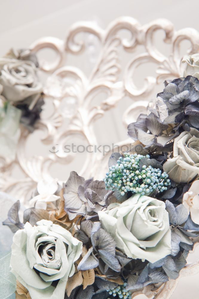 Similar – bath filled with blue bubble water, flowers and petals