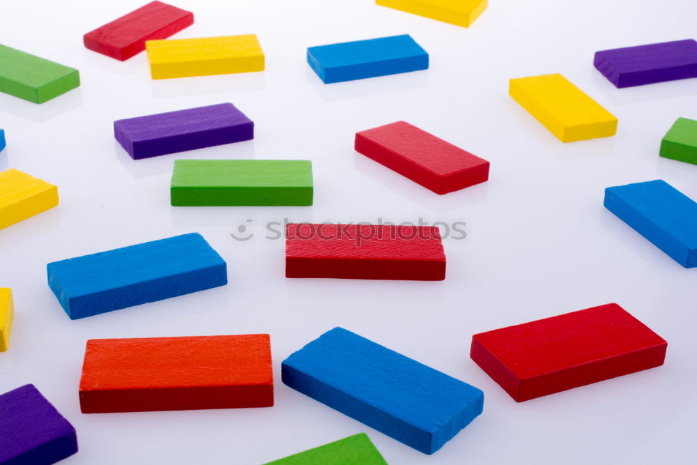 Similar – Image, Stock Photo Floating Plastic geometric cubes in the air. Construction toys