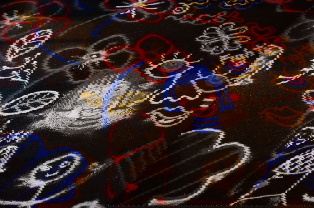 Similar – Image, Stock Photo Tapestry hanging on a wall in the street