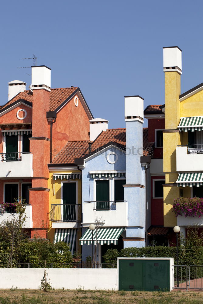 Colorful Apartment Building Facade In Lisbon, Portugal