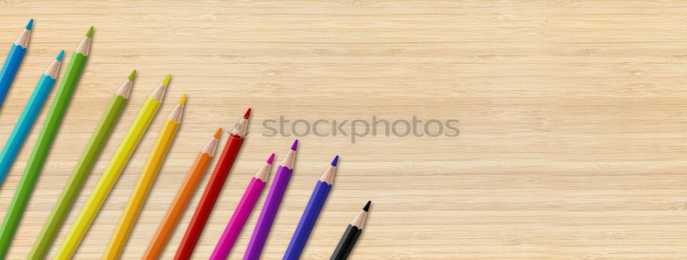 Similar – Image, Stock Photo Coloured pencils to draw and paint with … | sure instinct