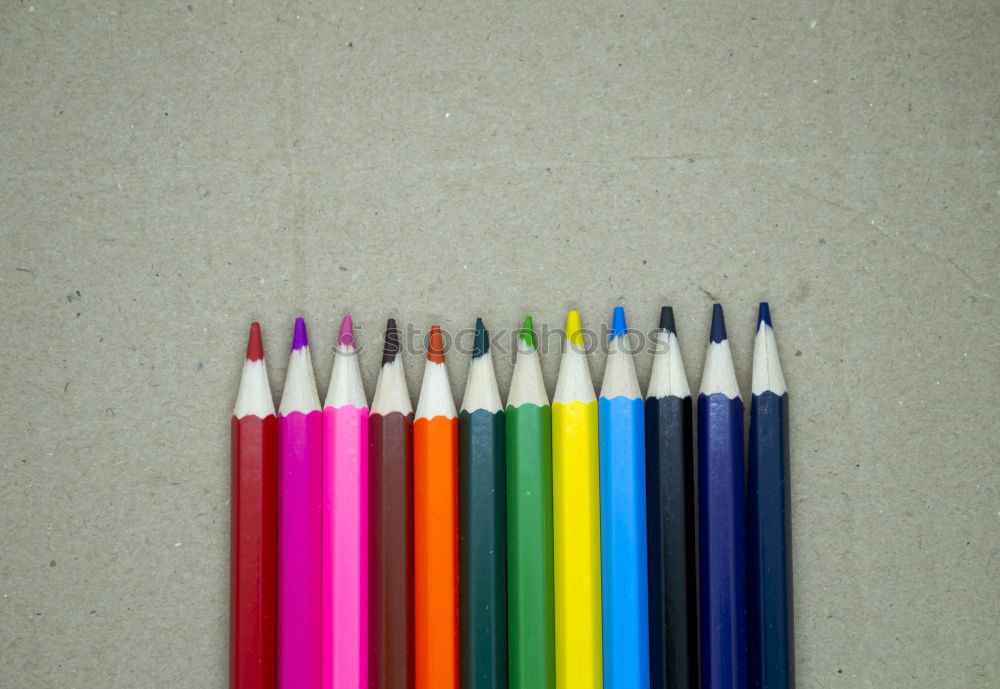 Similar – Crayons -2 Multicoloured