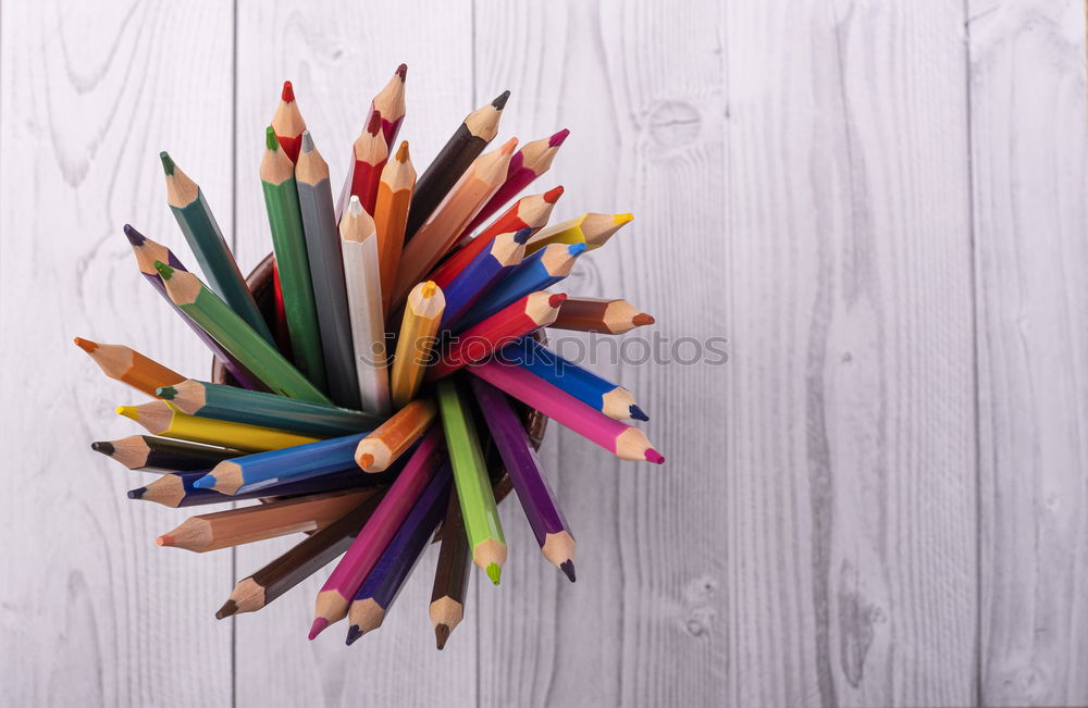 Similar – Image, Stock Photo Office supply on the wooden background