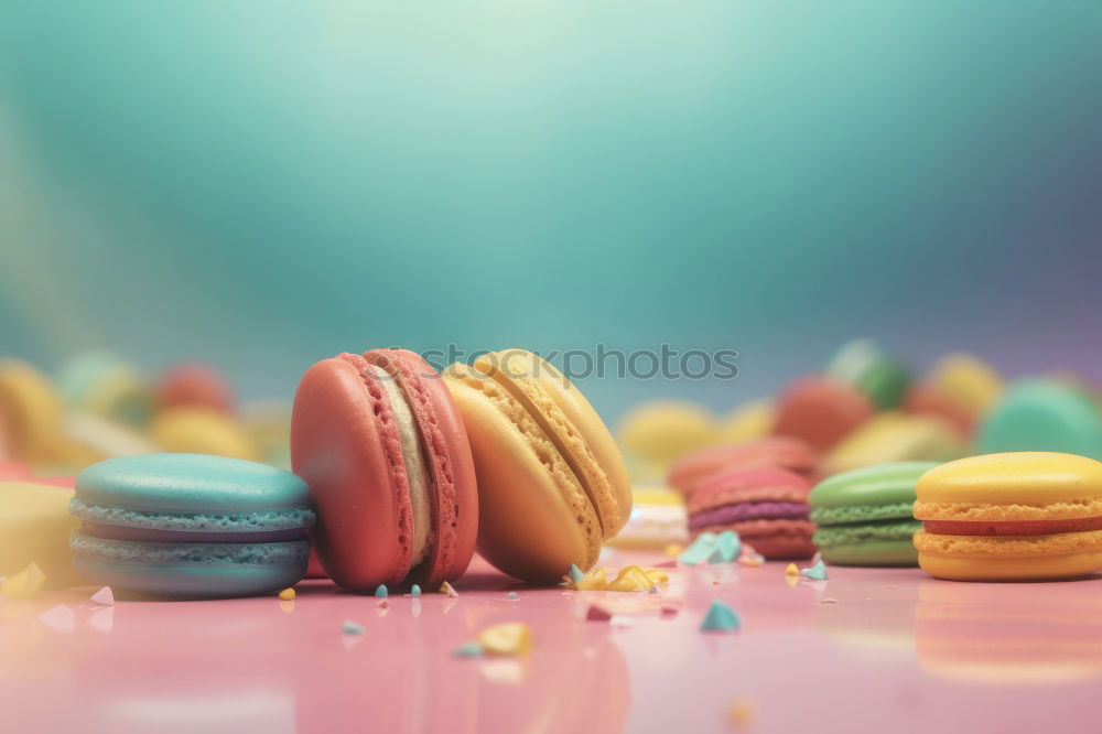 Similar – Image, Stock Photo multicolored cakes Dessert