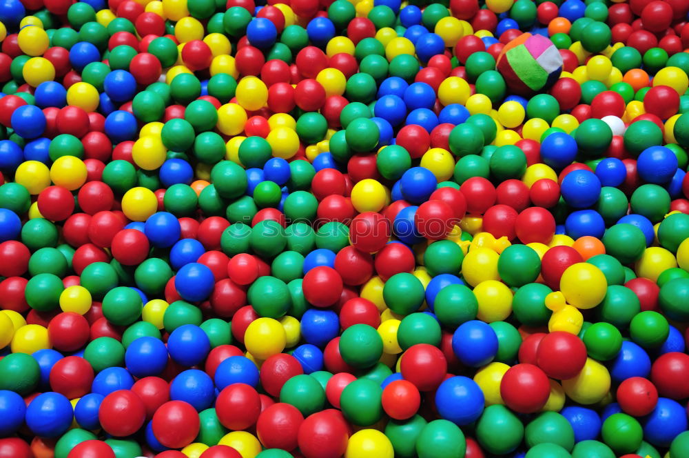 Similar – countless colorful balls made of plastic are the classic for children’s fun