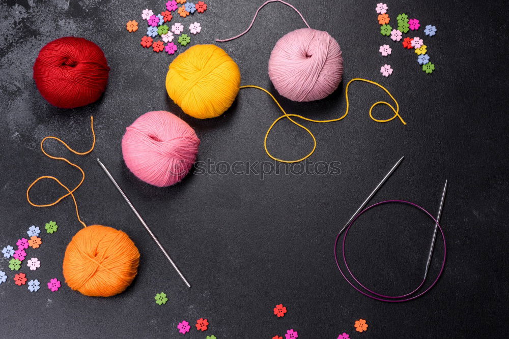 Similar – Image, Stock Photo mix of beads for handcraft