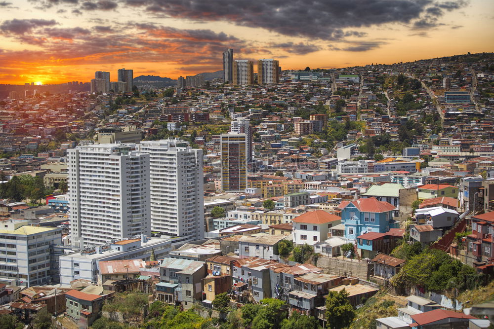 Similar – View over Tbilisi skyline, Georgia