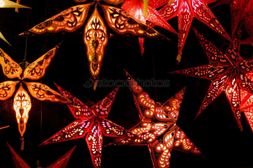 Similar – Star as decoration in front of black background