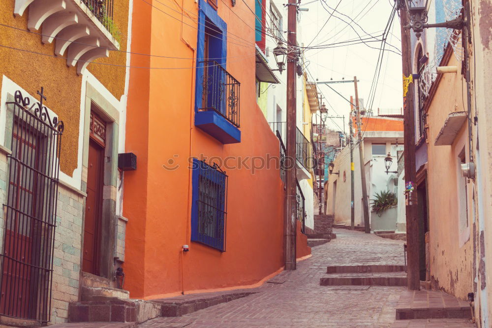 Similar – Image, Stock Photo Destroyed bicycle leaning colored house in Burano, Italy.