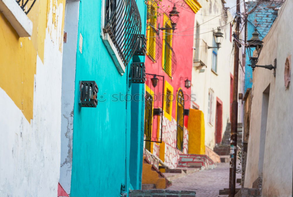 Similar – Image, Stock Photo Narrow street with old buildings