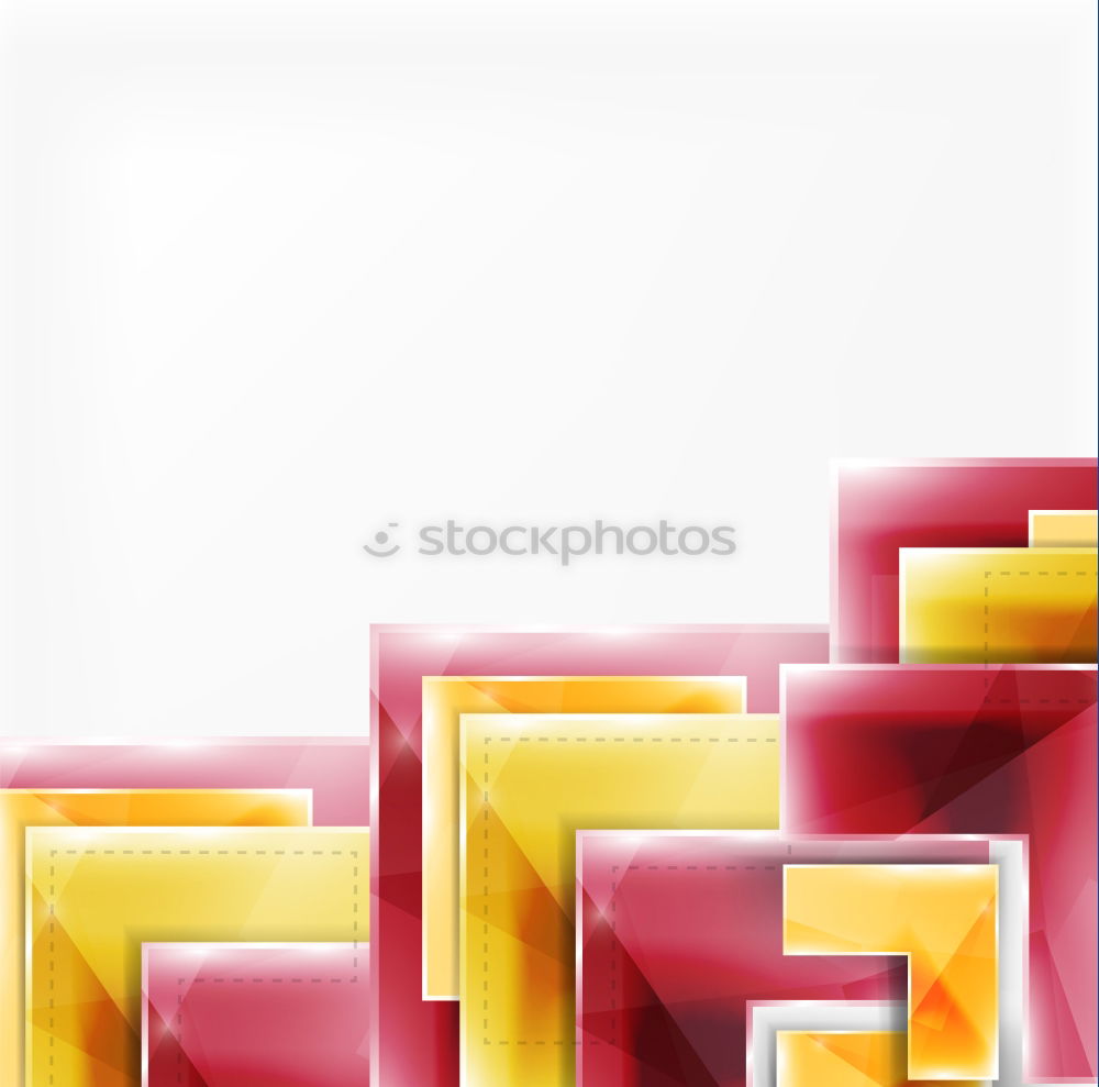 Similar – Image, Stock Photo Vibrant colors palette paper design. Geometric shapes.