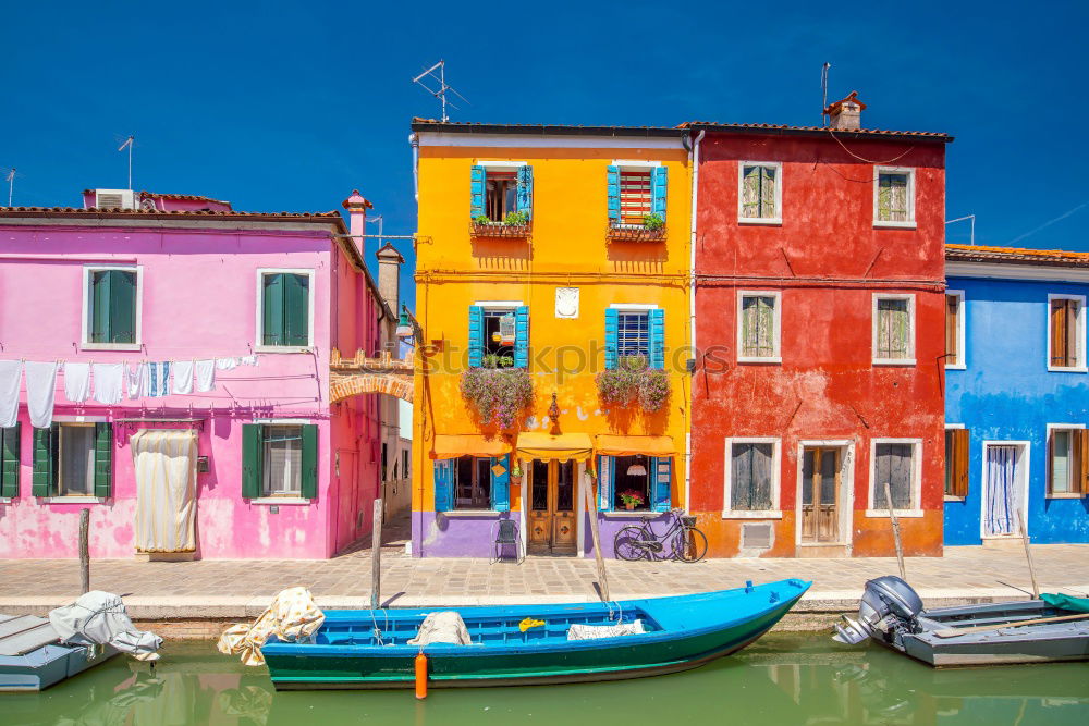 Similar – Colorful houses in Venice