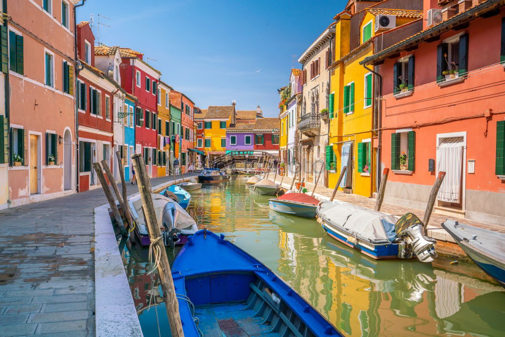 Similar – Colorful houses in Venice