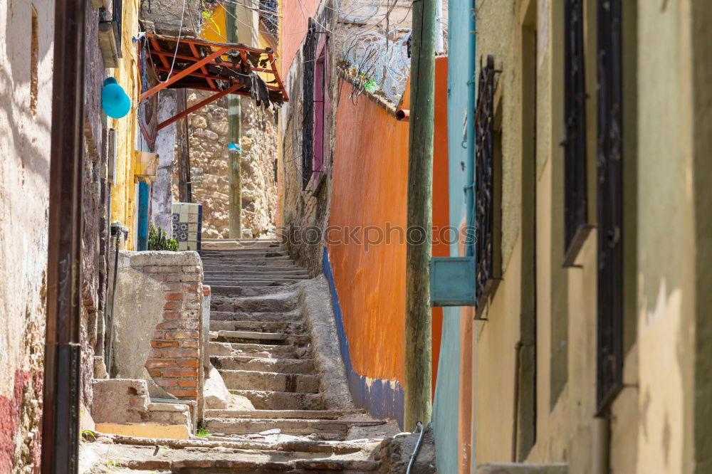 Similar – Image, Stock Photo Narrow street with old buildings