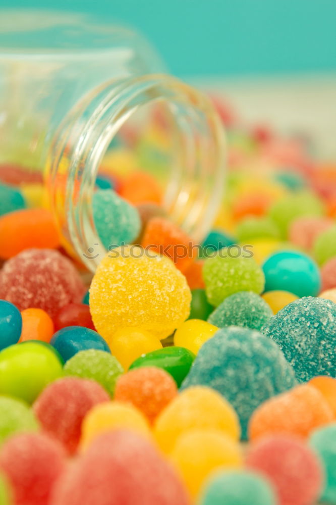 Similar – Image, Stock Photo Colorful jelly beans of different sizes close to wallpaper