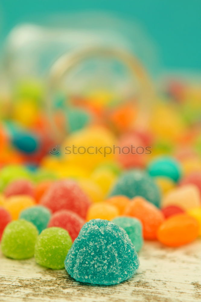 Similar – Image, Stock Photo Colorful jelly beans of different sizes close to wallpaper