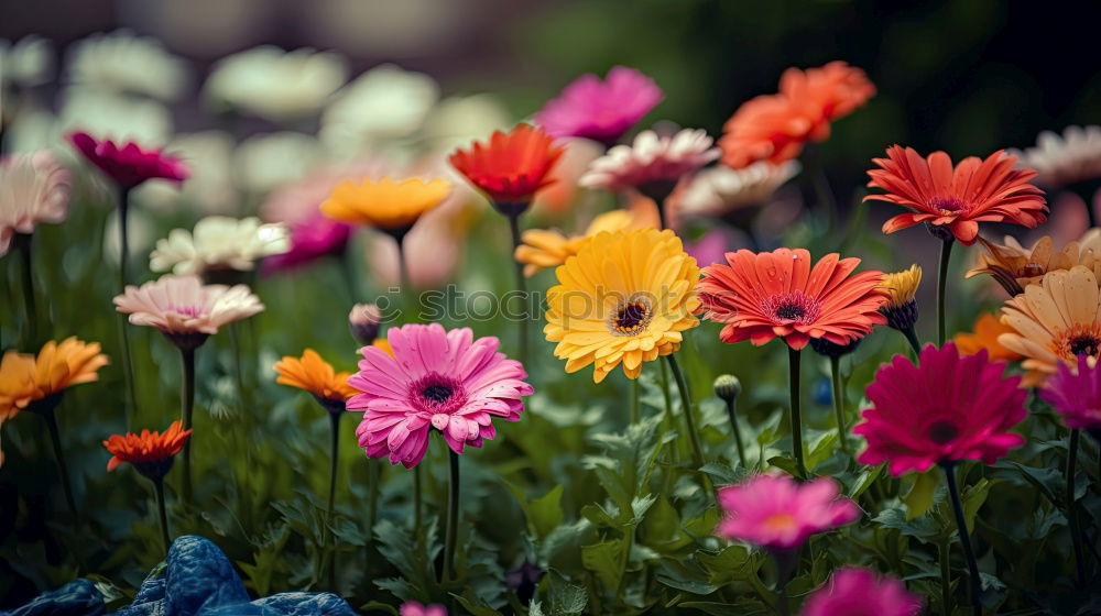 Similar – Frühlingsblumen bei Sommertemperaturen