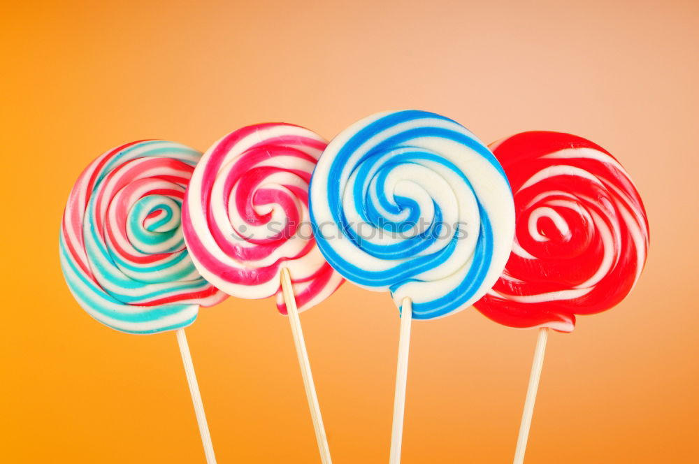 Similar – Image, Stock Photo Sweet cake pops on yellow background