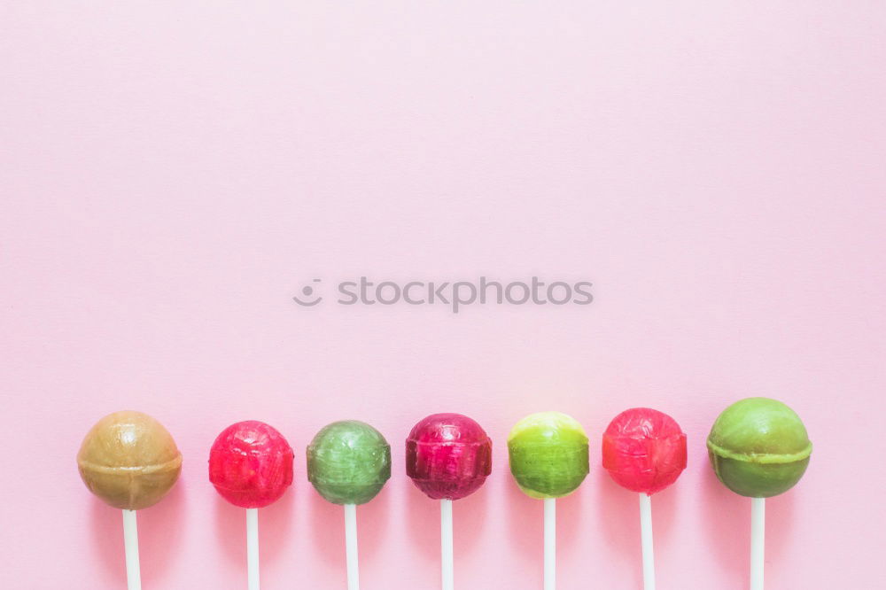 Similar – Macarons on a pink background