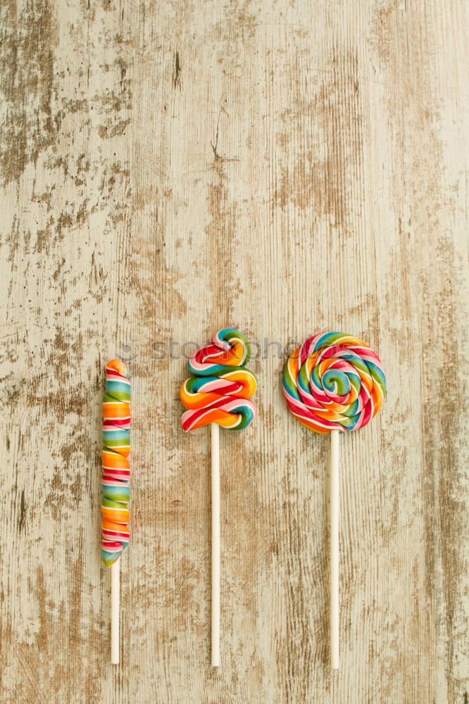 Similar – Image, Stock Photo Sweet cake pops on yellow background