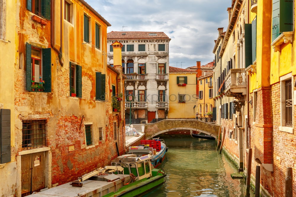 Similar – Image, Stock Photo Venice’s side streets