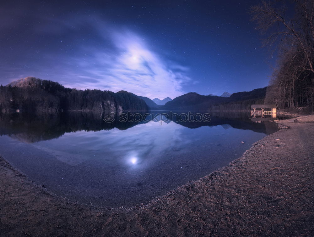 Similar – Image, Stock Photo The lake rests still