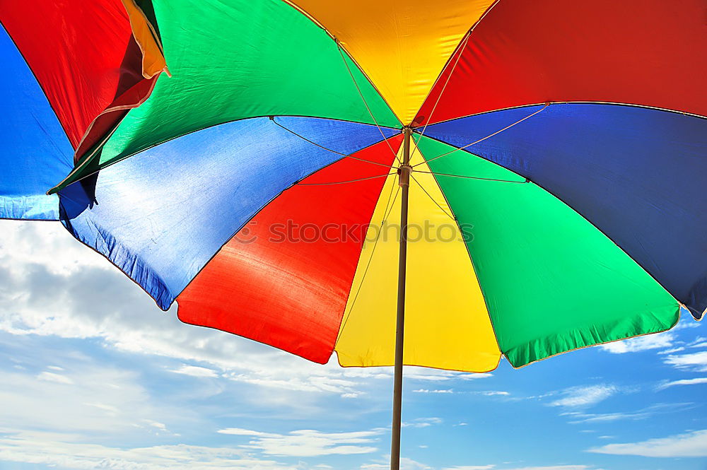 Similar – Image, Stock Photo umbrellas pink sky white clouds