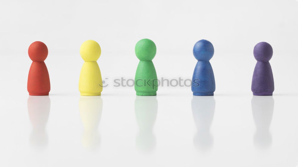 Similar – Foto Bild rote, gelbe und grüne Spielfigur
