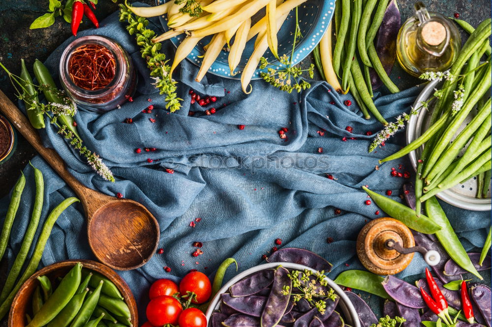 Similar – Image, Stock Photo Asparagus with wooden spoon and cooking ingredients