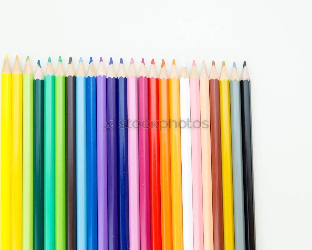 Coloured pencils