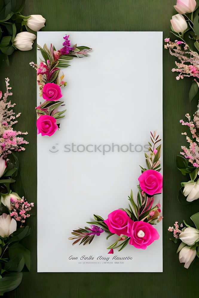 Similar – Image, Stock Photo Pack bouquet step by step 6