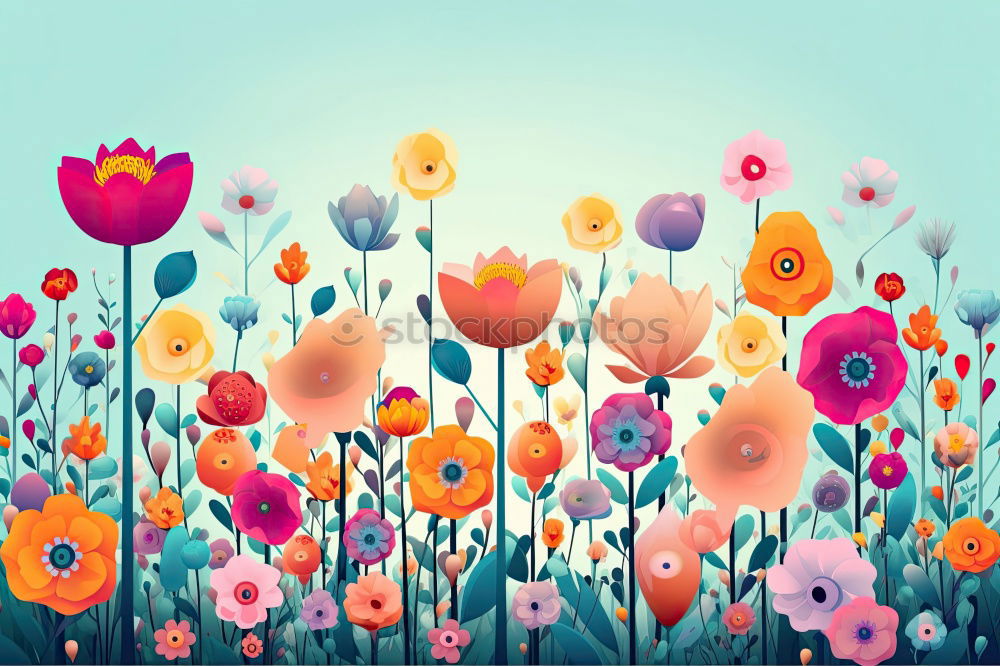 Similar – Flowers with beautiful petals