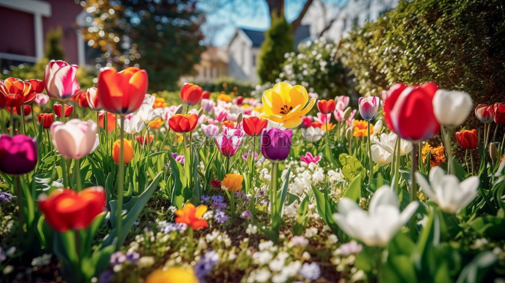 Similar – tulip garden