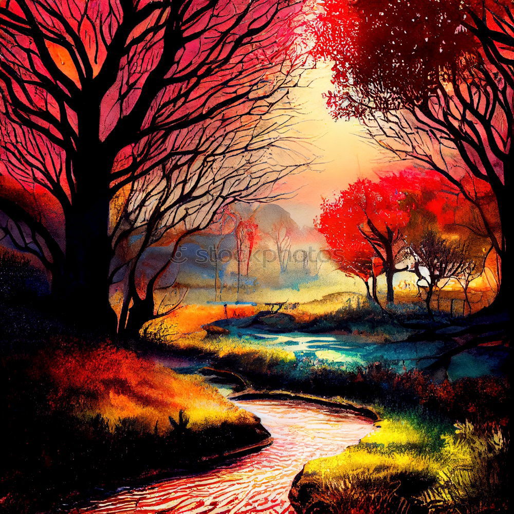 Similar – Foto Bild Sunset Tree Baum