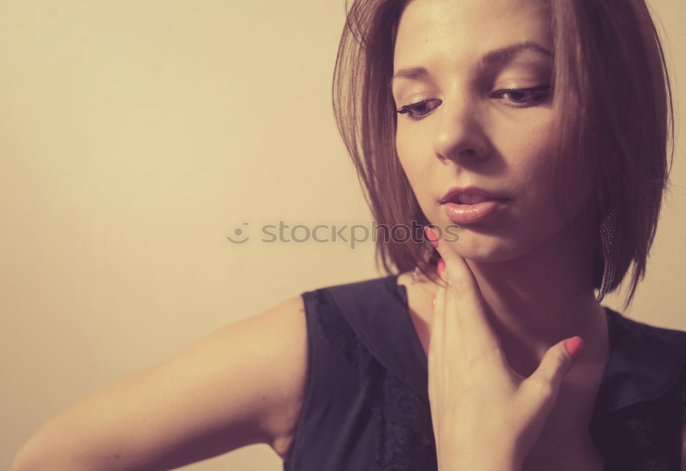 Similar – Image, Stock Photo just one look from her