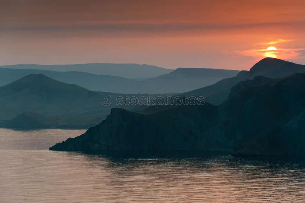 Similar – Image, Stock Photo Sunset over Dobrovnik