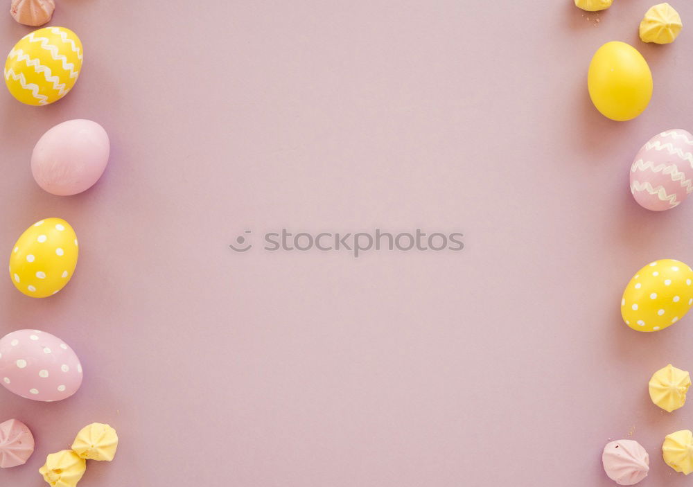 Similar – Image, Stock Photo Easter in pastel colour with eggs, flowers and cake